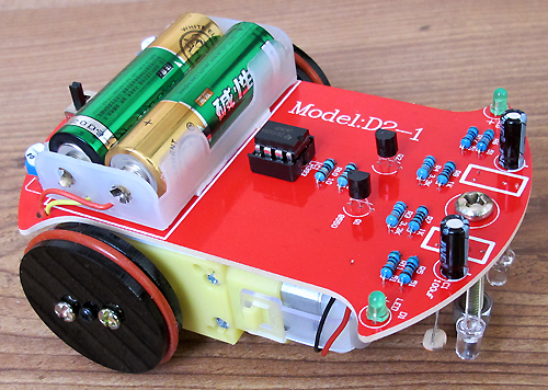 循迹小车巡线小车 智能机器人寻迹小车套件电子制作DIY散件有成品