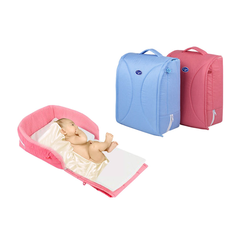 蔓葆宝宝便携床 折叠床中床 宝宝小床 新生儿婴儿床带枕头 包邮床