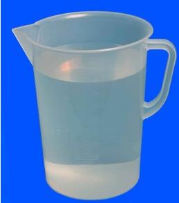 五钻PP料5000ml毫升塑料量杯 量筒 5L烧杯 透明5带刻度加厚耐酸碱