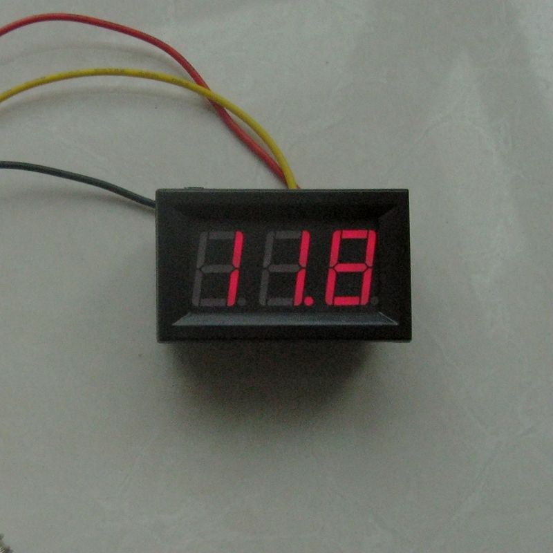 数字电压表头三线0-136v 0.56LED
