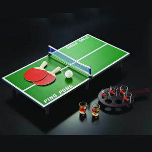 欧美流行 乒乓球酒吧玩具 斗酒游戏酒架