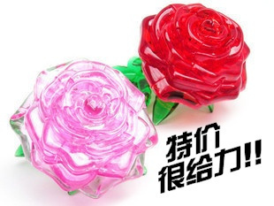情人节風靡全球水晶玫瑰花生日礼物小小礼品稀奇古怪的小玩意