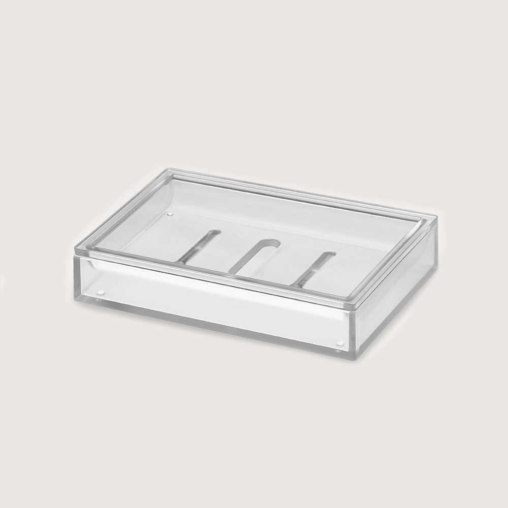 可以制物coinit创意透明沥水肥皂盒浴室塑料双层香皂盒子肥皂架