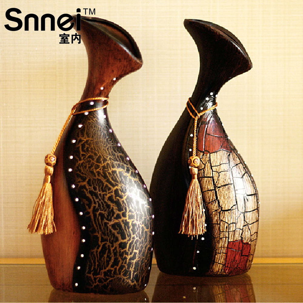 Snnei室内酒柜装饰品 陶瓷创意摆件 家居客厅摆设工艺品 结婚礼物