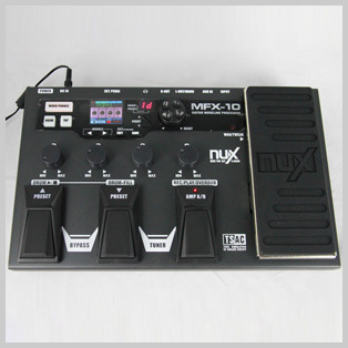 正品小天使NUX MFX-10 电吉他综合效果器 彩屏 带踏板