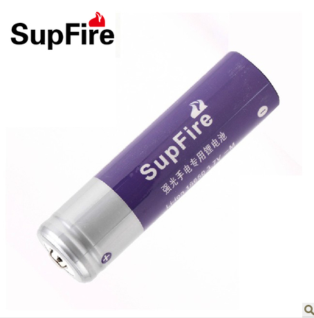 正品supfire神火18650锂电池2800毫安手电筒电池可反复充充电电池