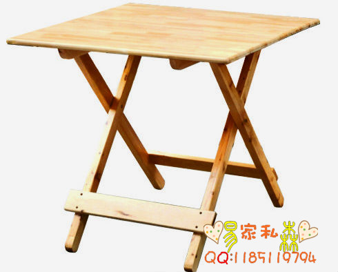 重庆家具/实木桌子/柏木收折桌/餐桌/方桌/学习桌/全柏木