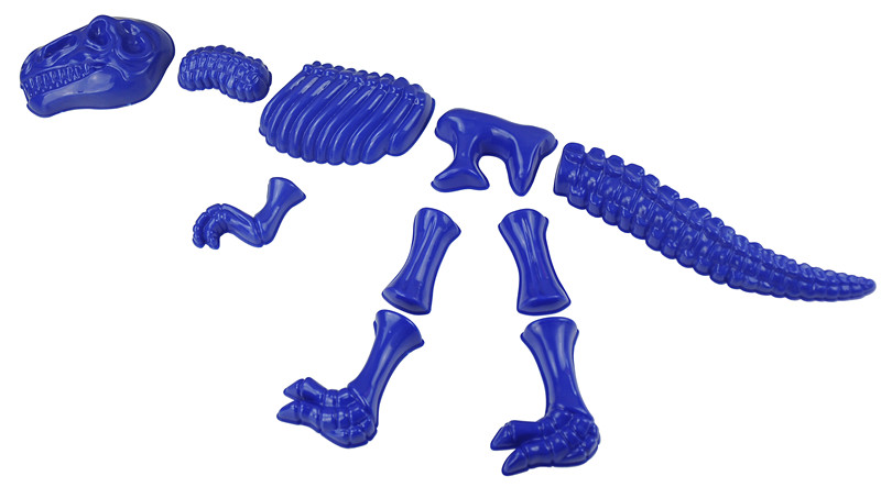 恐龙沙模 玩沙玩具 恐龙化石模型 塑料模型 动物模型夏天沙滩用品