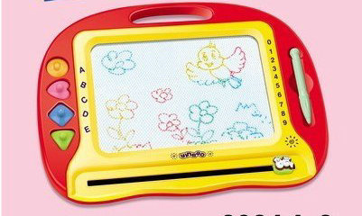 儿童益智玩具小号彩色磁性写字板儿童画板彩色涂鸦板 南国838AA-2