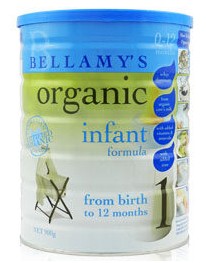 澳大利亚直邮代购Bellamy's贝拉米 1段有机奶粉