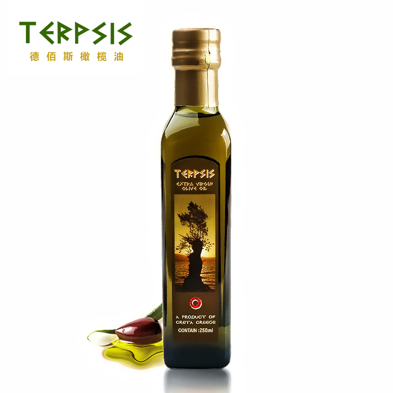 德佰斯希腊原装进口特级初榨食用纯橄榄油250ml装进口食用油