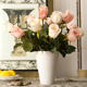 20支包邮澳洲玫瑰仿真花玫瑰花绢花假花 新房客厅餐桌装饰花