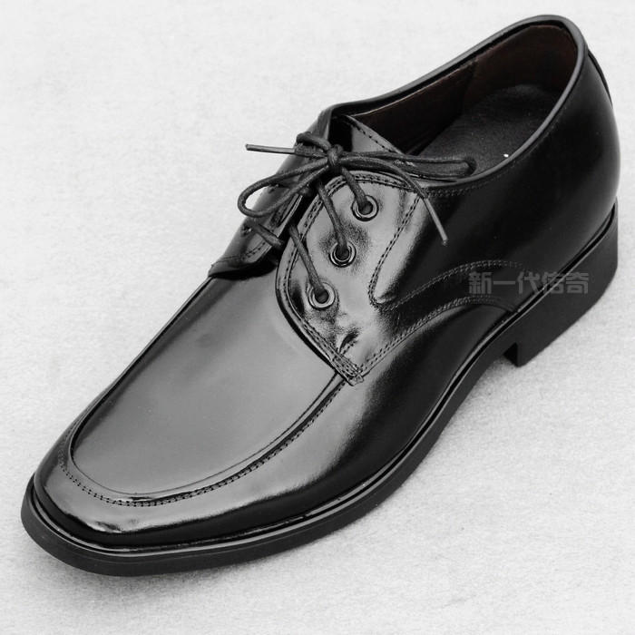 香港红蜻蜓增高鞋男士皮鞋正装皮鞋时尚韩版内增高鞋子系带真皮
