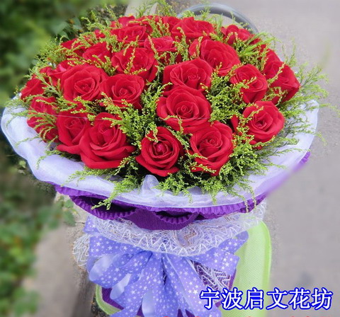 宁波鲜花速递同城 生日求爱求婚鲜花店配送玫瑰花 23款精品任选