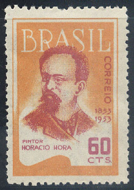 巴西1953，画家霍拉百年诞辰1全新MLH！