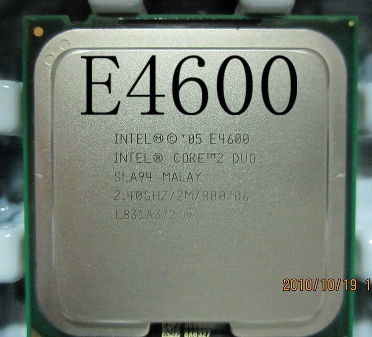 Intel 酷睿2双核 E4600 2.4G/2M/800/775针 还有E4400 E4500