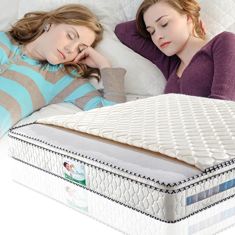 特价 天然乳胶床垫独立袋弹簧床垫席梦思1.5 1.8米床垫棕垫包物流