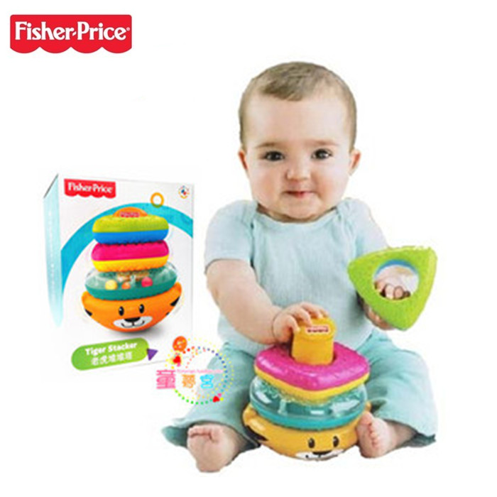 专柜正品 费雪FisherPrice Y2768/N8248 婴幼儿早教叠叠乐玩具