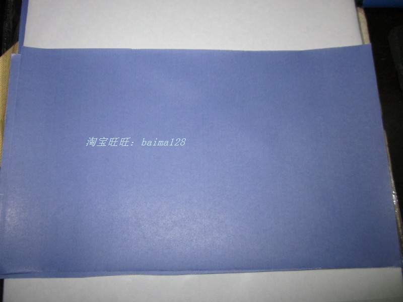 单面一次性蓝色复写纸 蓝色票据打印纸 货号005