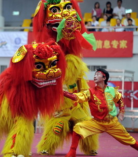 舞龙舞狮狮头舞狮子道具北狮道具南狮舞狮服装北狮笑脸北京狮子头