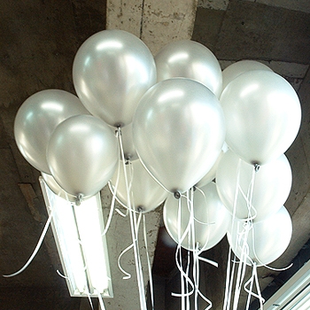 NEO韩国进口乳胶气球 10寸 加厚 珠光 7.5元/10个  银色