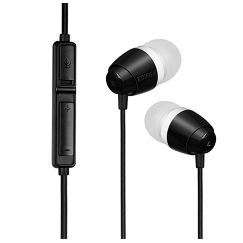 Edifier/漫步者 K210入耳式电脑语音耳麦克风 耳塞式游戏耳机