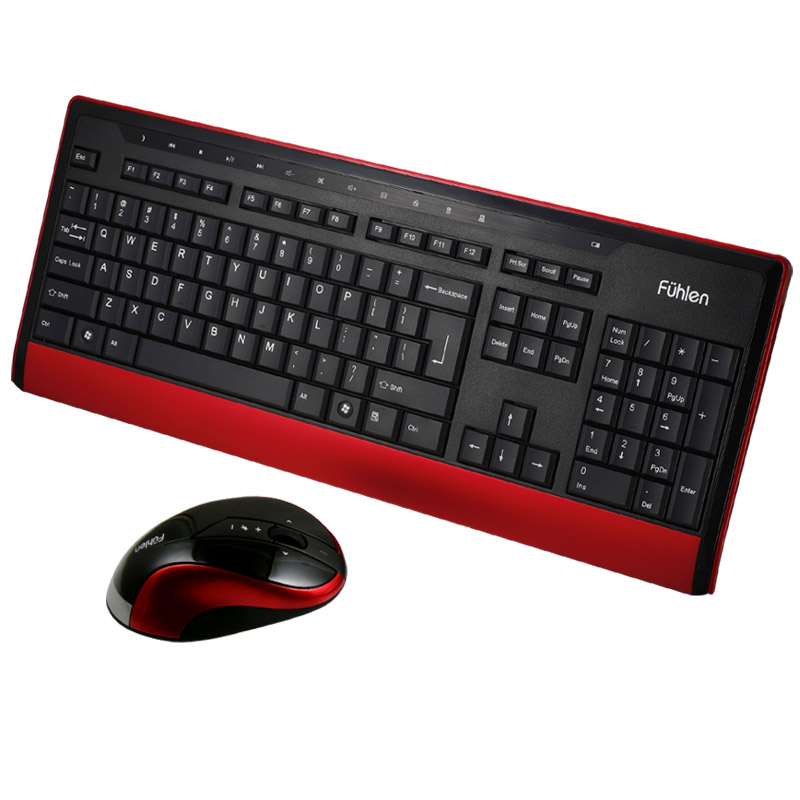 富勒MK280尊贵版无线键鼠套装 超薄节能静音键盘 多媒体按键