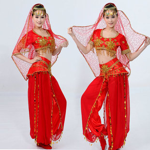 女装 印度舞蹈服 肚皮舞套装新款 印度表演服 印度舞演出服