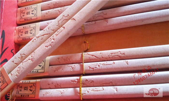 正品红豆杉筷子（10双）高档原木红木无漆纯天然保健实木筷子餐具