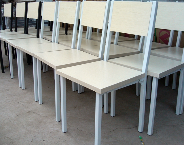 钢木椅子现代时尚钢木结构/餐椅/钢木办公椅子