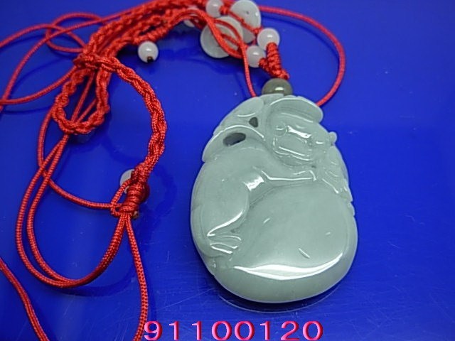 缅甸天然精品翡翠挂件貔貅91100120