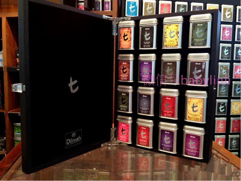 现货T16锡兰红茶 Dilmah 迪尔玛 T系列极致实木礼盒装梦幻 16盒装