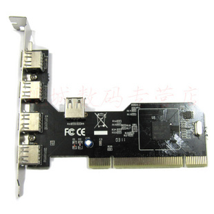 PCI转USB2.0 内置USB 转接卡  USB扩展卡 即插即用