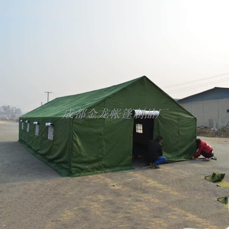 【厂家直销】大型帐篷、户外、工程施工帆布 防雨实用帐篷、篷房