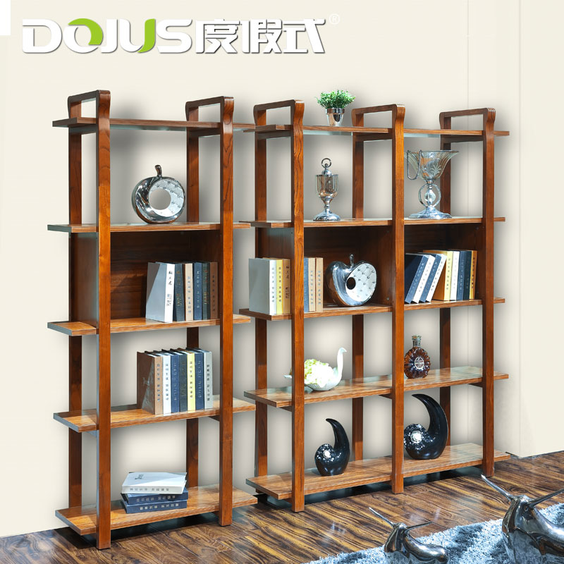 实木饰品柜 中式装饰架 置物架 书架书柜 客厅书房家具 特价