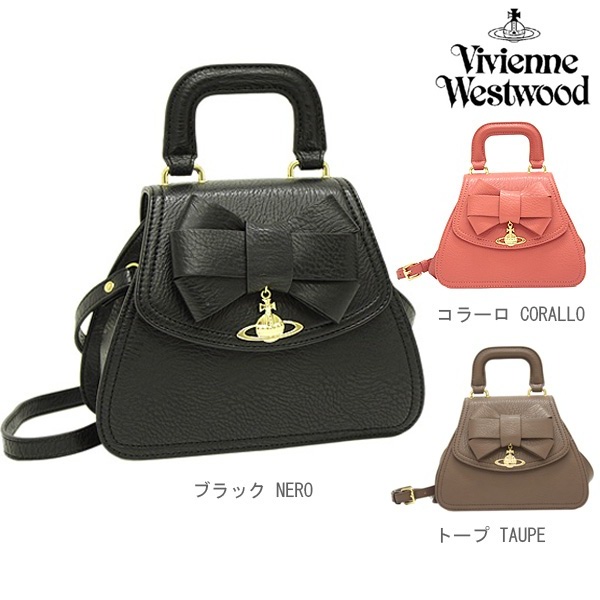 海外代购 Vivienne Westwood/薇薇安全新 6232 BOW三色手提包