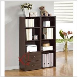 特价促销 实木颗粒板宜家大容量简约现代书柜 书架 自由组合书柜