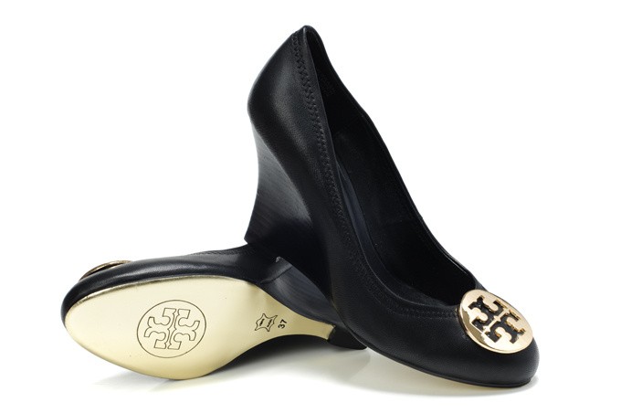 欧美外贸品牌大码单鞋女鞋 时尚坡跟羊皮鞋工厂直销 包邮