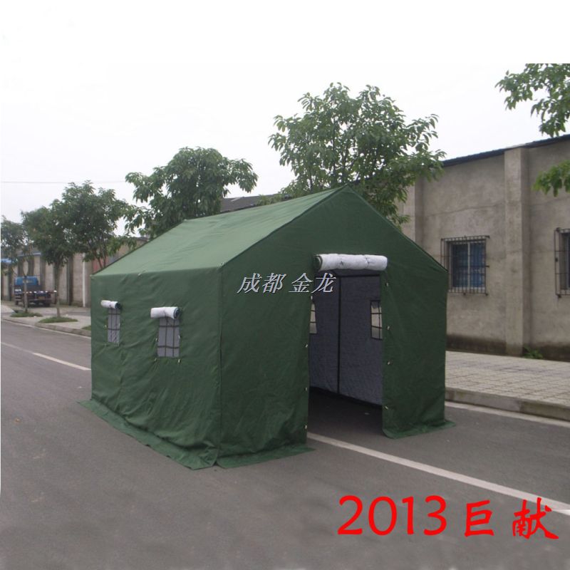 三层加棉防寒、工程施工帐篷、野外实用、防水帐篷3*4m