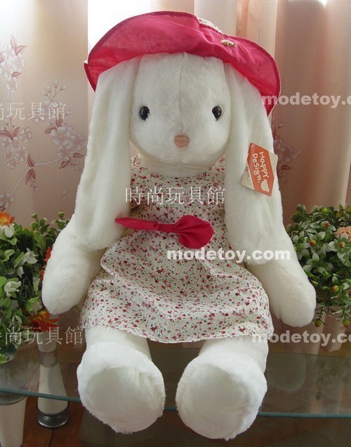 生日礼物女生 ozland正版兔子公仔love兔玩偶布娃娃 大号毛绒玩具