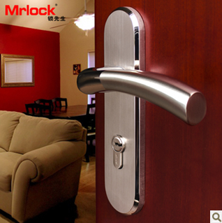 德国Mrlock 304不锈钢门锁 简约室内卧室房门锁实木门锁执手锁具