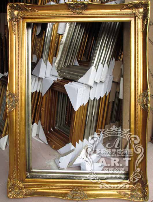 古典 欧式 实木 角花 雕花 油画 画框 相框 镜框 家居饰品 可定制