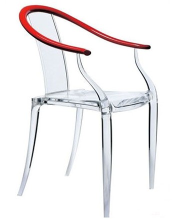 Mi Ming Chair明太师太公圈椅中式圈椅家居设计师简约透明椅餐椅