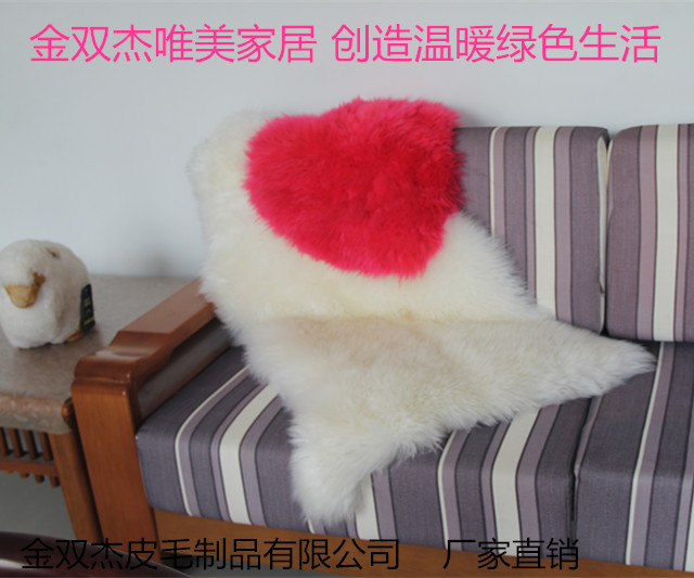 冬季定做欧式毛绒纯羊毛沙发垫高档真皮防滑加厚飘窗台垫椅子坐垫