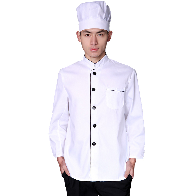 厨师服 厨师工作服 长袖 厨师服长袖 工作服 厨师工装 西餐制服