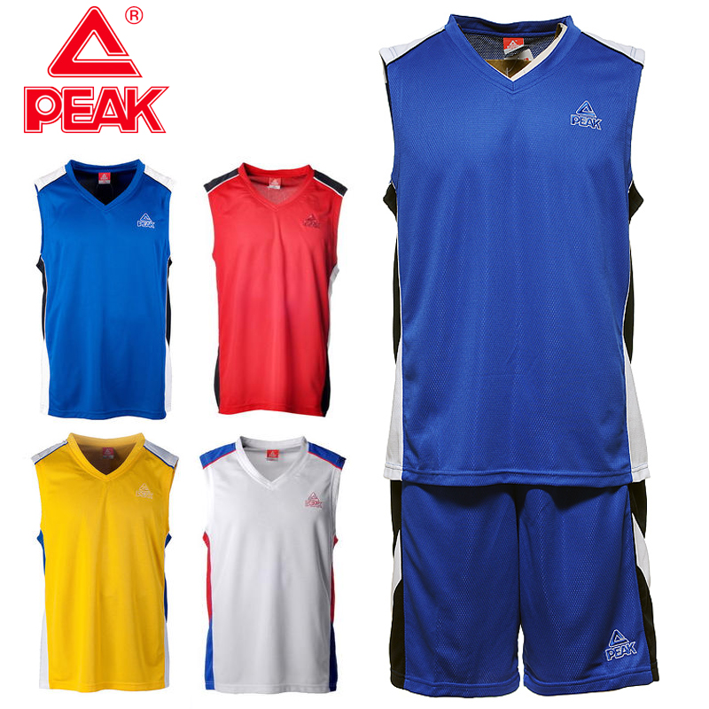 peak/匹克2015新款男装休闲 大码运动服比赛篮球服套装F732051