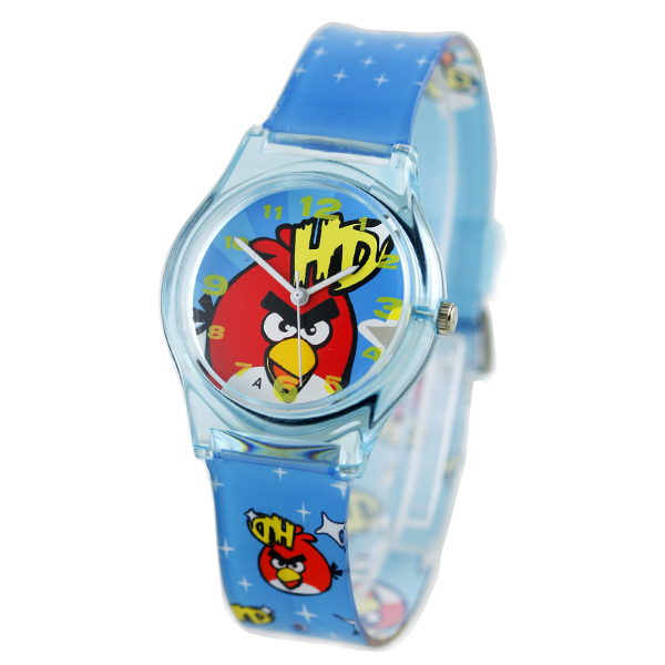 愤怒的小鸟时装表 儿童卡通手表可爱学生表 电池表 HIIN乐心H6006