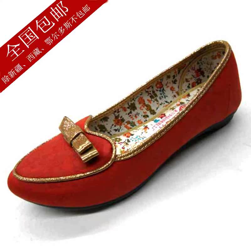 老北京布鞋女款春秋包邮瓢鞋女士低帮套脚轻便舒适时尚潮流女单鞋