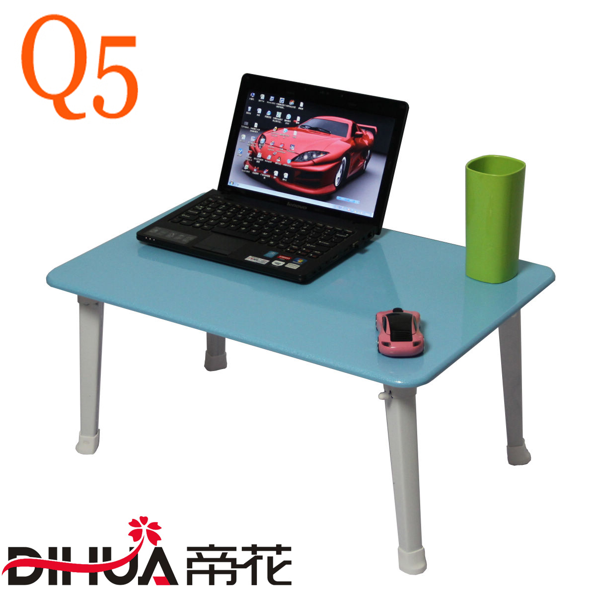 帝花笔记本电脑桌 床上电脑桌 床上折叠电脑台 学生小桌子 Q5~Q3