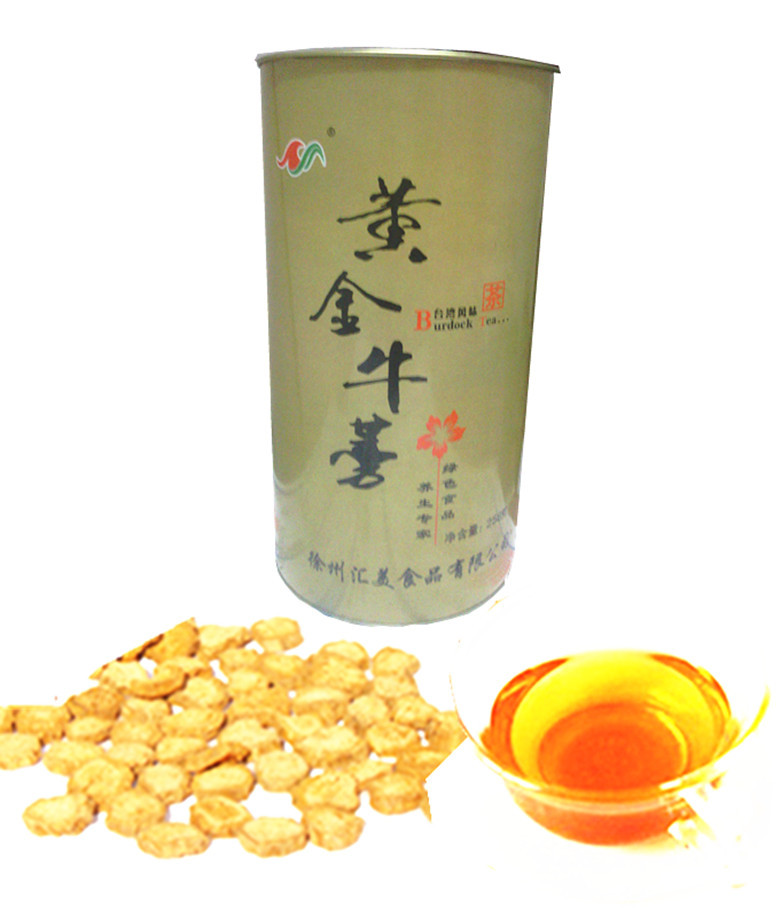 台湾风味黄金牛蒡茶258克超值装 买一送一